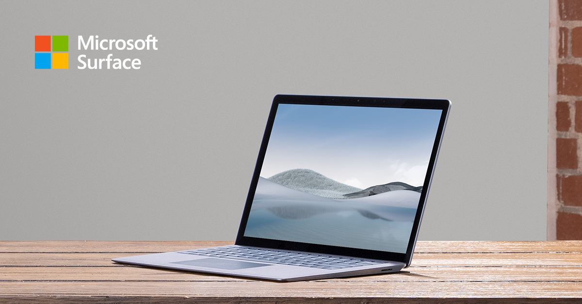 Client: Microsoft. Description: Targeted web banners for Surface Laptop 4 on social media platforms.