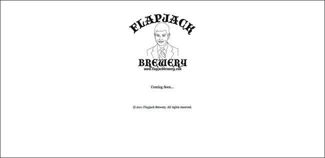 Client: Flapjack Brewery. Description: Designed the initial website for this up and coming local Berwyn, IL brewery.